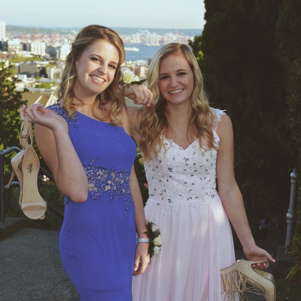 BLUE FORMAL GOWN/ PROM DRESS